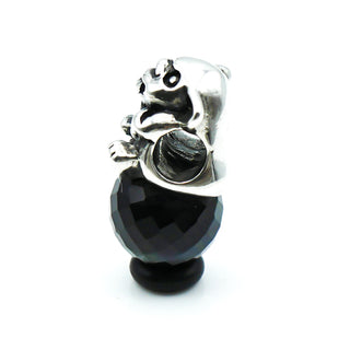 TROLLBEADS RARE Baby Troll Bead Sterling Silver Charm