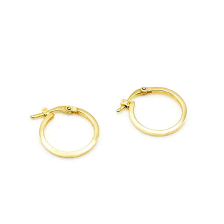 14K Yellow Gold Hoop Earrings