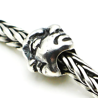 TROLLBEADS RARE Masks Bead Sterling Silver Charm