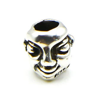 TROLLBEADS RARE Masks Bead Sterling Silver Charm