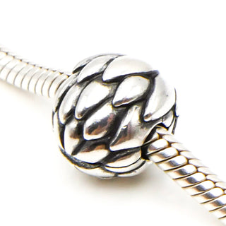 PANDORA RARE Lotus Flower Sterling Silver Clip Charm