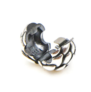 PANDORA RARE Lotus Flower Sterling Silver Clip Charm
