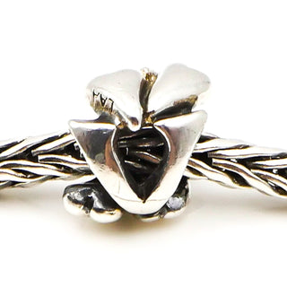 TROLLBEADS Letter V Bead Sterling Silver Charm