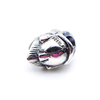 TROLLBEADS Very RARE Neither Fish Nor Bird Big Bead Sterling Silver Charm