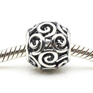 PANDORA Openworks Swirls Sterling Silver Charm