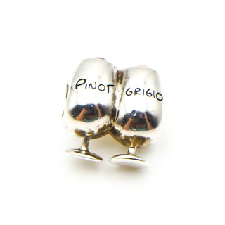 CHAMILIA Sterling Silver Vino Bead Pino Grigio Pino Noir Charm