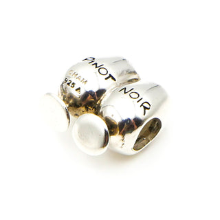 CHAMILIA Sterling Silver Vino Bead Pino Grigio Pino Noir Charm