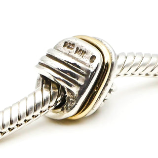 CHAMILIA CrissCross Sterling Silver Charm With 14K Bead