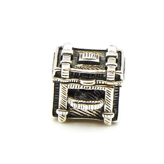 CHAMILIA Sterling Silver Steamer Trunk - Locket Charm Bead