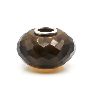 TROLLBEADS Smoky Quartz Bead Sterling Silver Charm