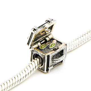 CHAMILIA Sterling Silver Steamer Trunk - Locket Charm Bead