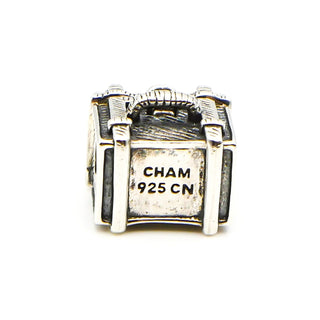 CHAMILIA Sterling Silver Steamer Trunk - Locket Charm Bead