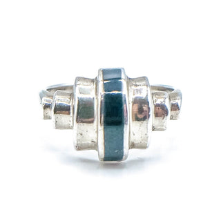 Sterling Silver Black Onyx Ring Size 7
