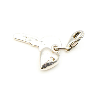 THOMAS SABO Key Heart Sterling Silver Charm Pendant