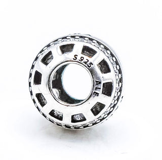 PANDORA Forever Pandora Sterling Silver Charm With Clear Zirconia