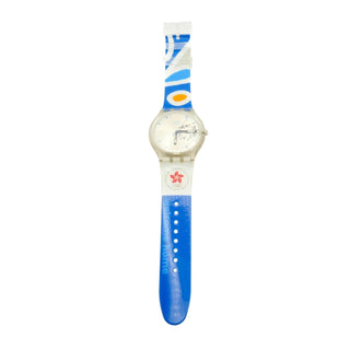 Swatch Gent XL Olympia Special NOC Hong Kong Watch SUDK106Z New in Box