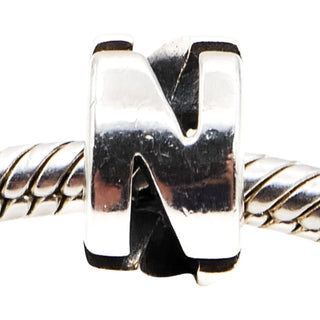 Chamilia Initial Letter N Sterling Silver Charm T-40