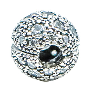 Pandora Cosmic Stars Sterling Silver Clear CZ Clip Charm Retired