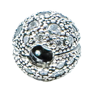Pandora Cosmic Stars Sterling Silver Clear CZ Clip Charm Retired