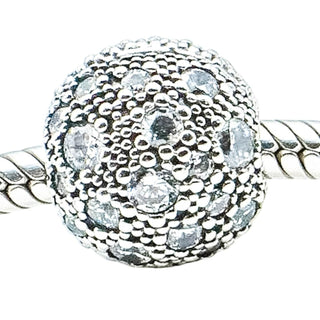 Pandora Cosmic Stars Sterling Silver Clear CZ Clip Charm Retired