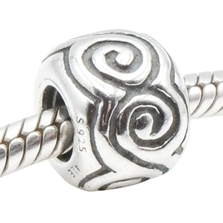Pandora Large Swirls Oxy Swirl Sterling Silver Charm