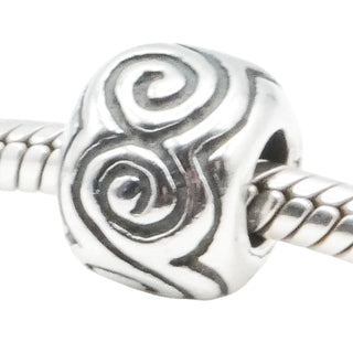 Pandora Large Swirls Oxy Swirl Sterling Silver Charm