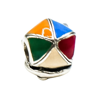 Chamilia Beach Day Umbrella Sterling Silver Enamel Charm