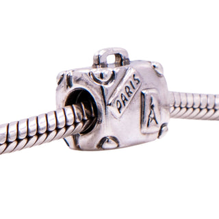 Pandora Suitcase Sterling Silver Travel Charm – Retired