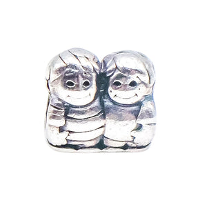 Chamilia Brothers Sterling Silver Family Charm Bead Brother Sibling Gift