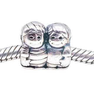 Chamilia Brothers Sterling Silver Family Charm Bead Brother Sibling Gift