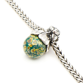 TROLLBEADS Forget-me-not With Bud Tassel Bead Sterling Silver Charm