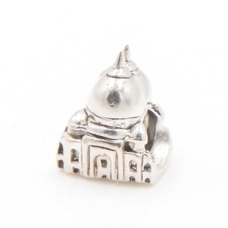 Mundo Briller Taj Mahal Sterling Silver Charm Travel Landmark Bead