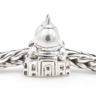Mundo Briller Taj Mahal Sterling Silver Charm Travel Landmark Bead
