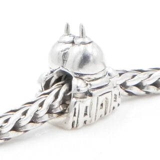 Mundo Briller Taj Mahal Sterling Silver Charm Travel Landmark Bead