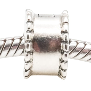 Pandora Beveled Sterling Silver Clip Charm – Retired