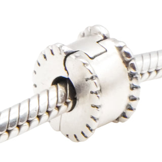 Pandora Beveled Sterling Silver Clip Charm – Retired