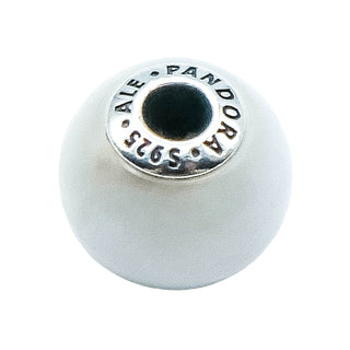 Pandora Essence Hope Sterling Silver Charm With Smooth Milky Quartz