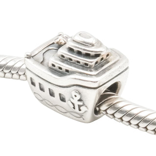 Pandora St. Thomas Personalized Cruise Ship Charm Sterling Silver Travel Bead