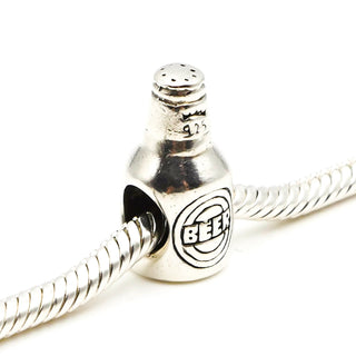 Sterling Silver Beer Bottle Charm