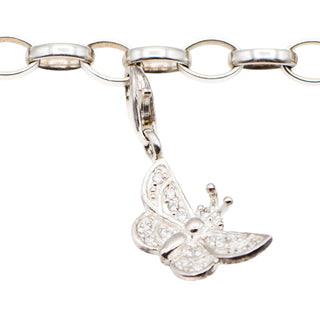 Thomas Sabo Butterfly Sterling Silver Charm Pendant