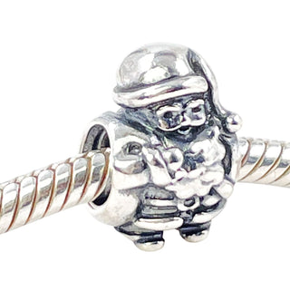 Pandora Santa Claus Sterling Charm Christmas Bead