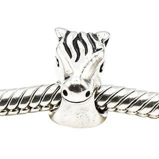 Chamilia Horse Head Sterling Silver Equestrian Animal Charm Bead