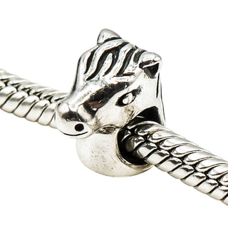Chamilia Horse Head Sterling Silver Equestrian Animal Charm Bead