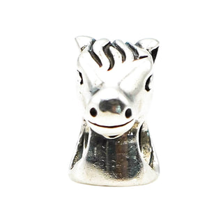 Chamilia Horse Head Sterling Silver Equestrian Animal Charm Bead