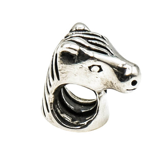 Chamilia Horse Head Sterling Silver Equestrian Animal Charm Bead