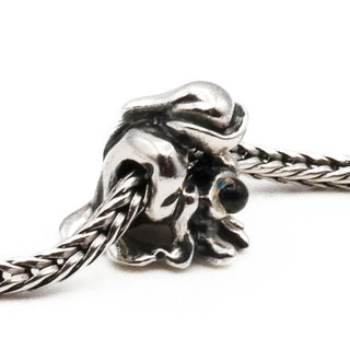 TROLLBEADS Rare The Seer Bead Sterling Silver Charm