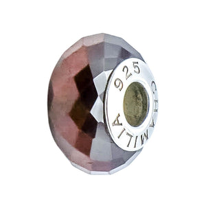 Chamilia Auburn Tiger Eye Gemstone Sterling Silver Charm Bead