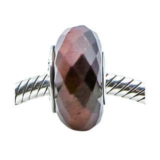 Chamilia Auburn Tiger Eye Gemstone Sterling Silver Charm Bead