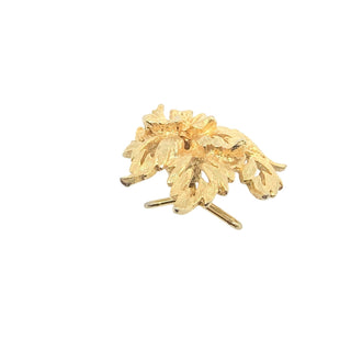 Vintage Gold Tone Signed Clip
