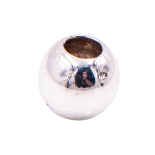Chamilia Roundabout Sterling Silver Clear CZ Sphere Charm Bead